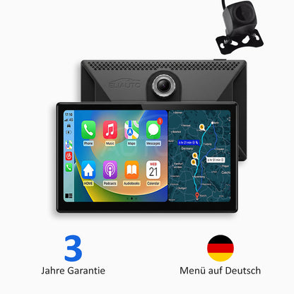 Universelles Auto-Multimedia-System mit Apple CarPlay, Android Auto und Videoaufzeichnung (Modell 2026)